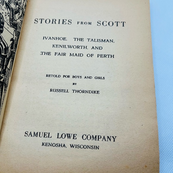Stories From Scott Boys’ And Girls’ Fiction Vintage Paperback (1948) Ivanhoe - Picture 4 of 8